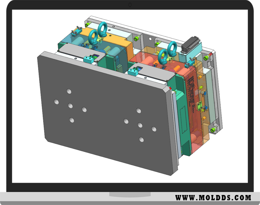 雙色模具全3D設計案例005